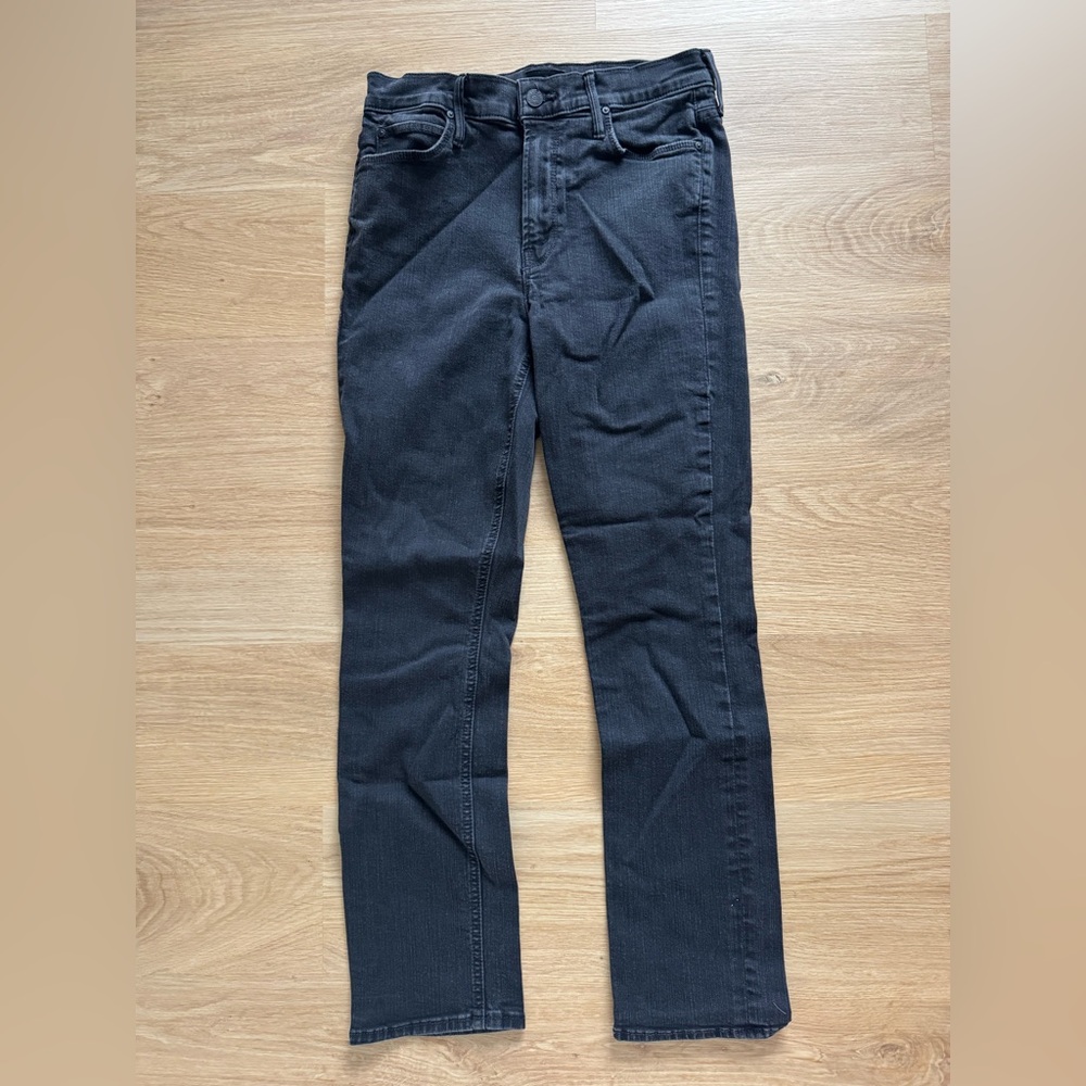 MOTHER Charcoal Denim Jeans